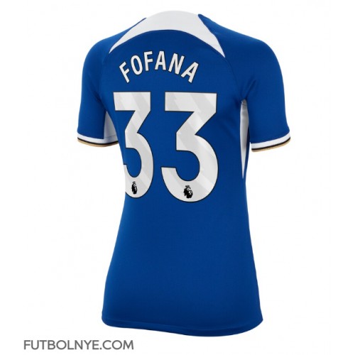 Camiseta Chelsea Wesley Fofana #33 Primera Equipación para mujer 2023-24 manga corta